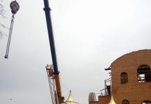 У Войнівці відбулося освячення та встановлення куполів храму Святого Васілія Великого