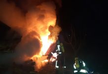 У селі Головківка Олександрійського району згоріло майже 2 тонни сіна та дах господарчої будівлі