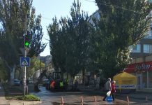 На «мокрому» перехресті в Олександрії почали ремонтні роботи