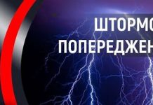 Оголошено штормове попередження по Кіровоградській області